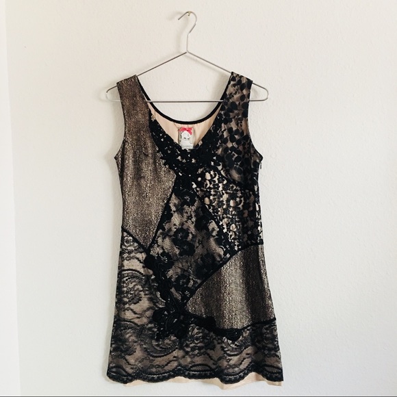 Size 4 Yoana Baraschi lace shift dress - Picture 1 of 6
